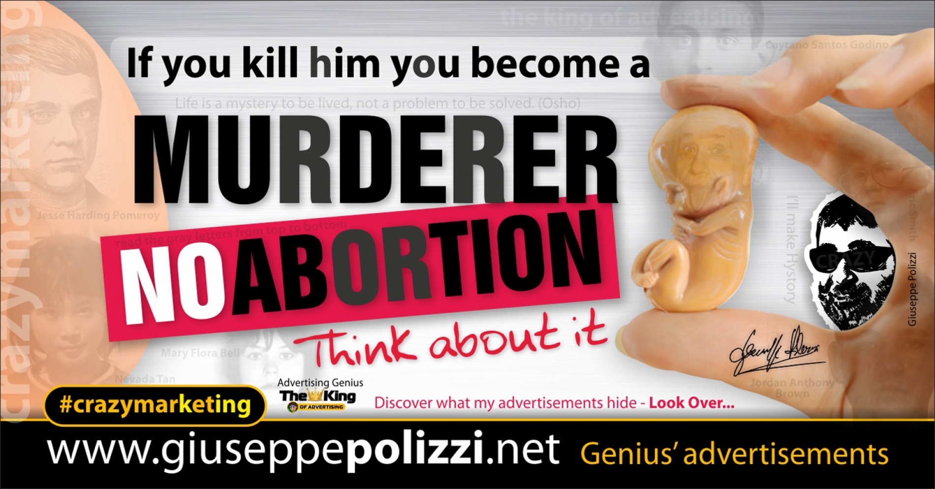 giuseppe polizzi advertisement ABORTION crazy marketing genius  2017
