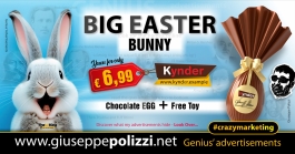 giuseppe polizzi  advertising genius big easter bunny Crazy Marketing genius  2024