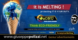 Giuseppe Polizzi Crazymarketing  Think ECO FRIENDLY advertisements 
