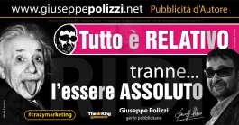 giuseppe polizzi aforismi tutto  relativo 2016 crazy marketing genio