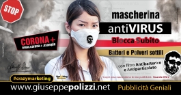 Giuseppe Polizzi Crazymarketing Corona Virus Pubblicità geniali  